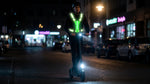 Gilet réfléchissant LED rechargeable